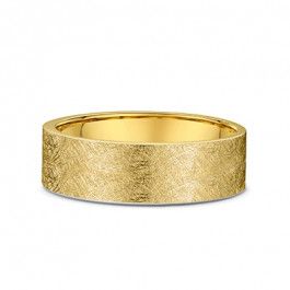 9ct Yellow Gold flat textured wedding ring 1.7mm deep, you can choose a band width that best suits you,-M1152