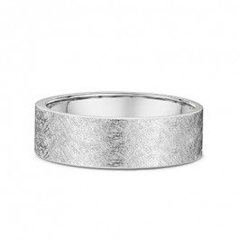 Platinum 600 flat textured wedding ring 1.7mm deep, you can choose a band width that best suits you-M1155