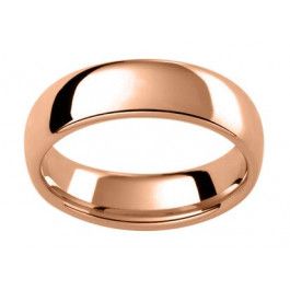  18ct Rose Gold wedding ring styled with a fully rounded top edge, and inside,2mm deep, you can select different widths to suit you.
-A13867