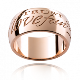 9ct Rose Gold choose your favorite person's name or add both your names or possible a message-M1460