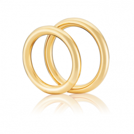 Mens 9ct Yellow Gold fully round wedding ring
-M1438